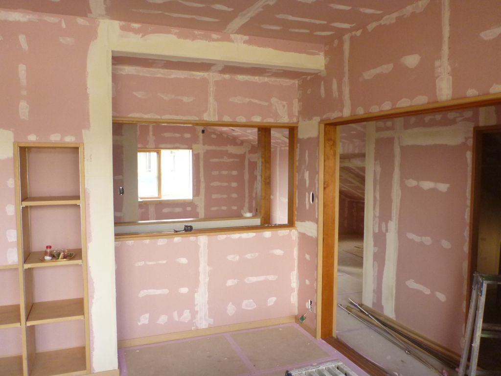 内装工事の様子