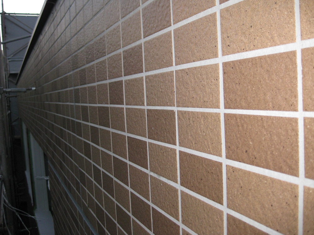 作業後のタイル