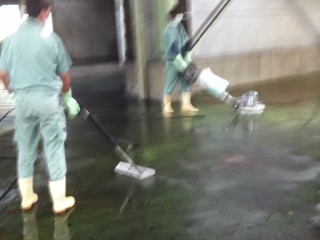 床掃除