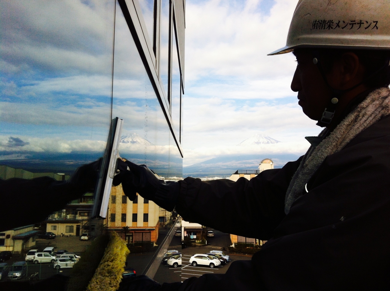 ガラスクリーニング