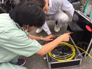 メンテナンス作業風景